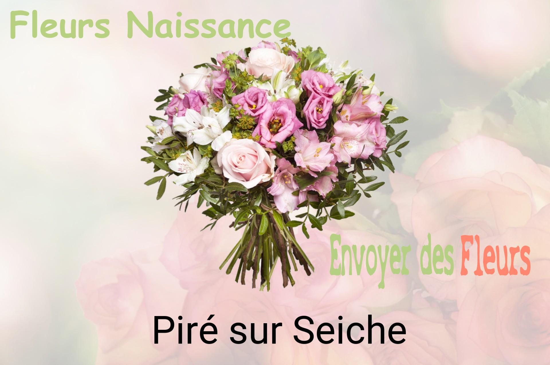 Bouquet de fleurs de naissance livré à Piré-sur-Seiche